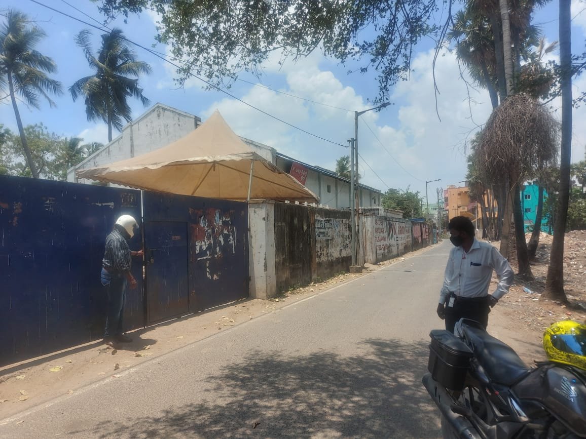 15.80 ground Commercial land and godown sale in Madhavaram