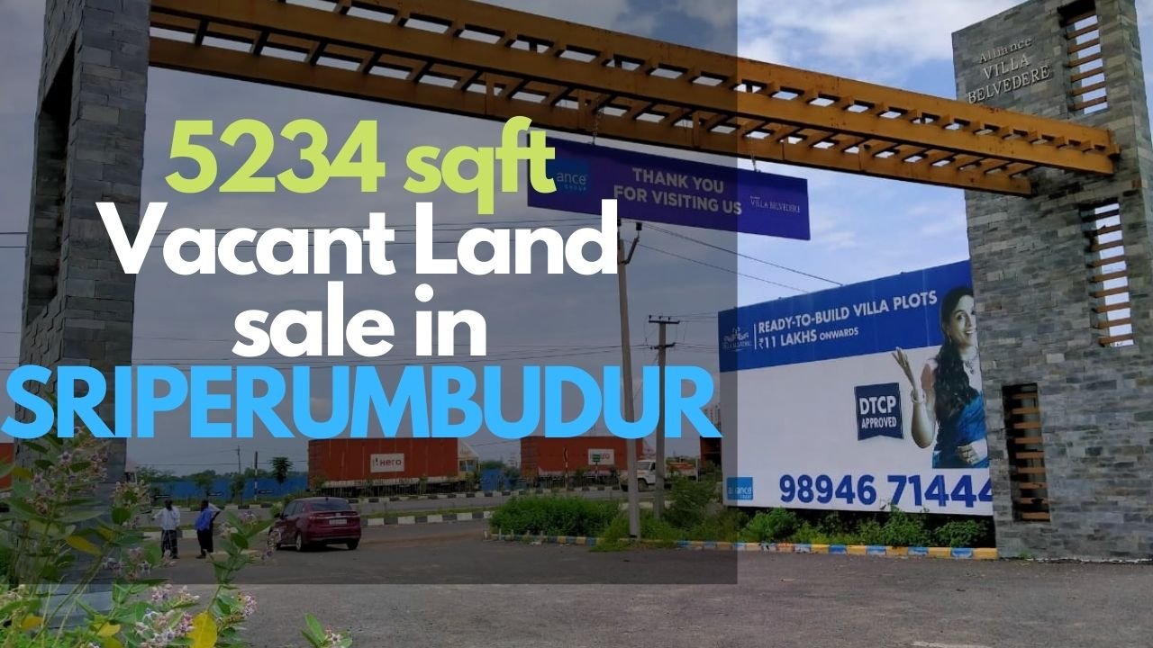 5234 sqft Commercial Land Sale in Sriperumpudur Vallakottai 1 5234 sqft Commercial Land Sale in Sriperumpudur Vallakottai