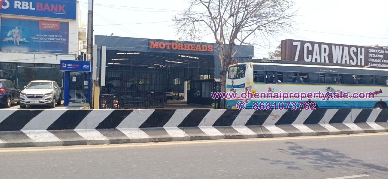 12.5 Ground commercial / Residential land sale in Neelankarai ECR