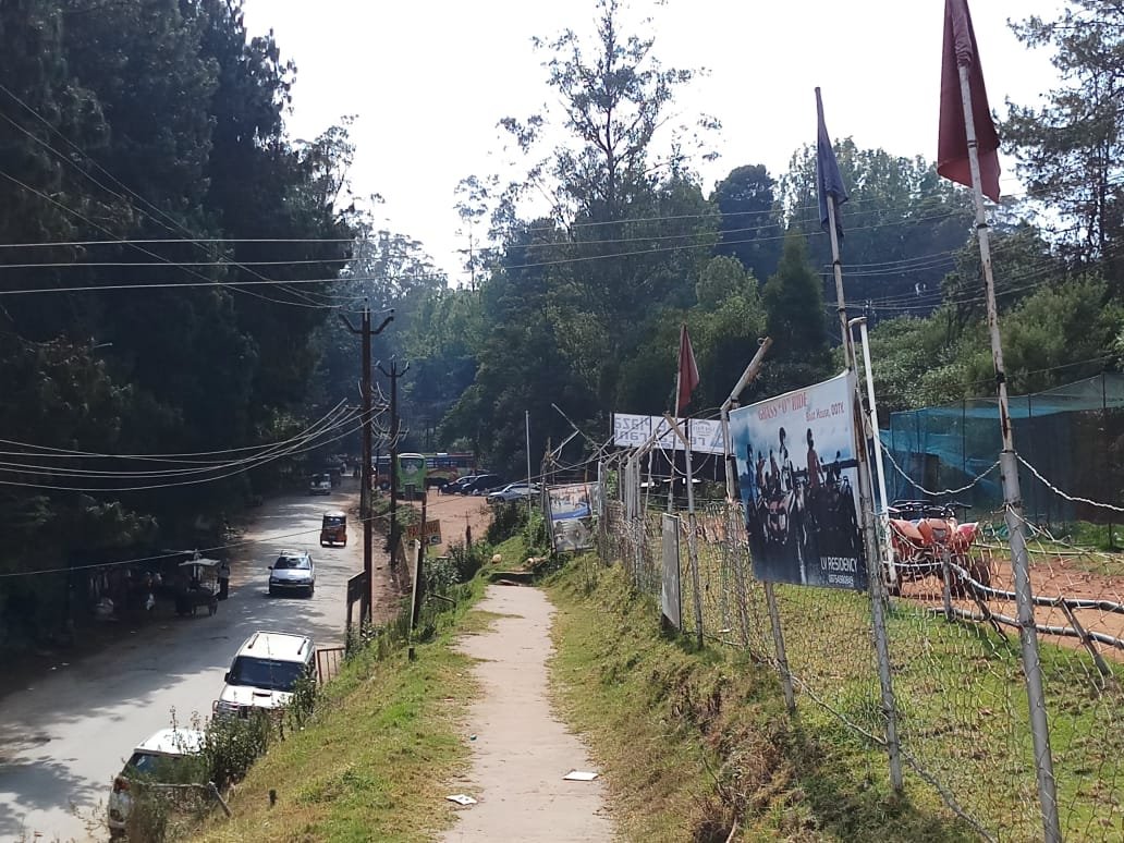 1.82 acres Bungalow with shops for sale in ooty opp to OOTY boat house