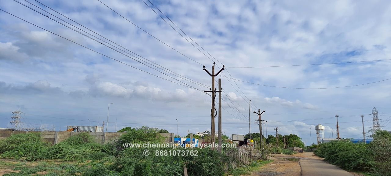 25 Acre Industrial land sale in ENNORE KATTUPALLI Adani port