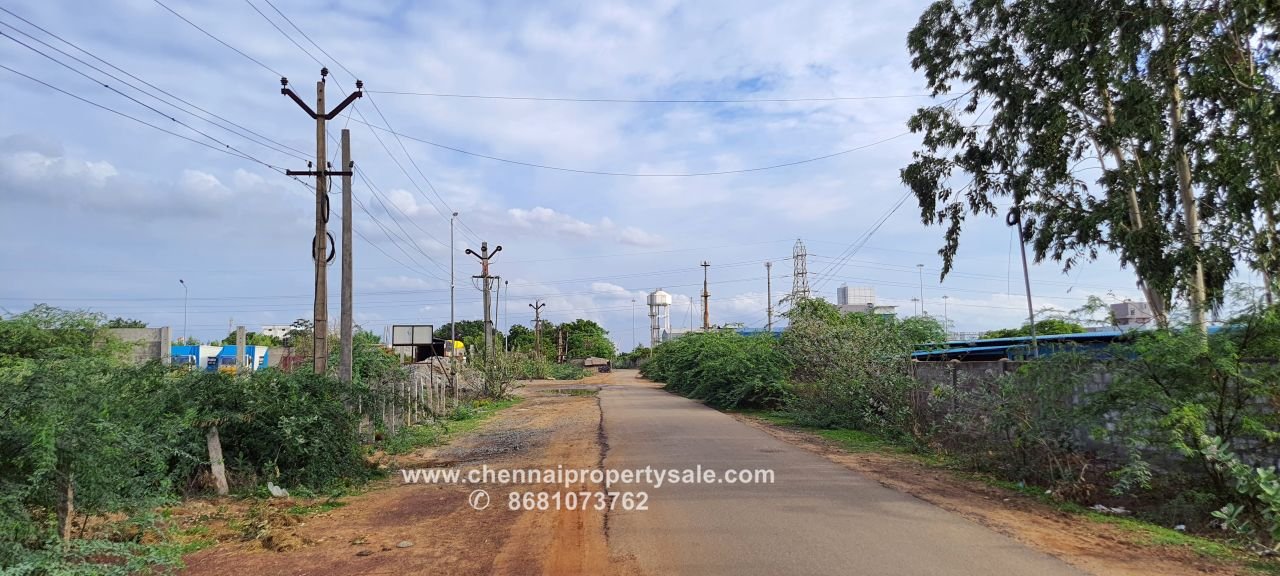 25 Acre Industrial land sale in ENNORE KATTUPALLI Adani port