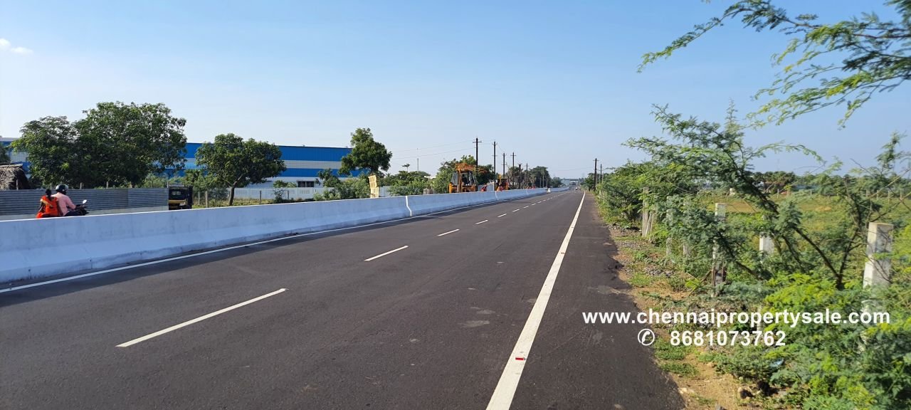 industrial land with godown sale near Sunguvarchatram