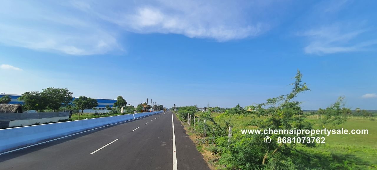 industrial land with godown sale near Sunguvarchatram
