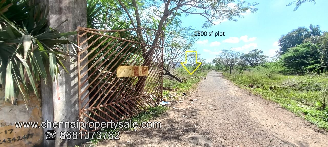 1500 sqft DTCP approved plot sale near Guduvancheri