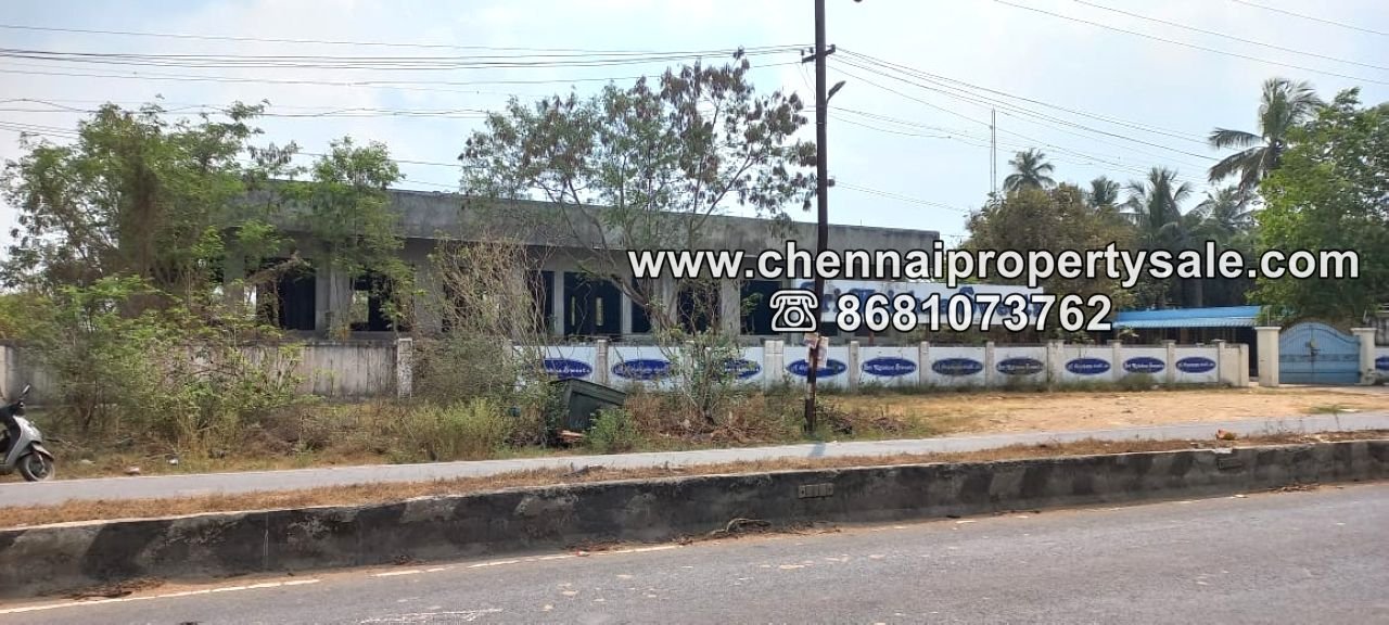 5 acre industrial building sale in Nemam near Thirumazhisai