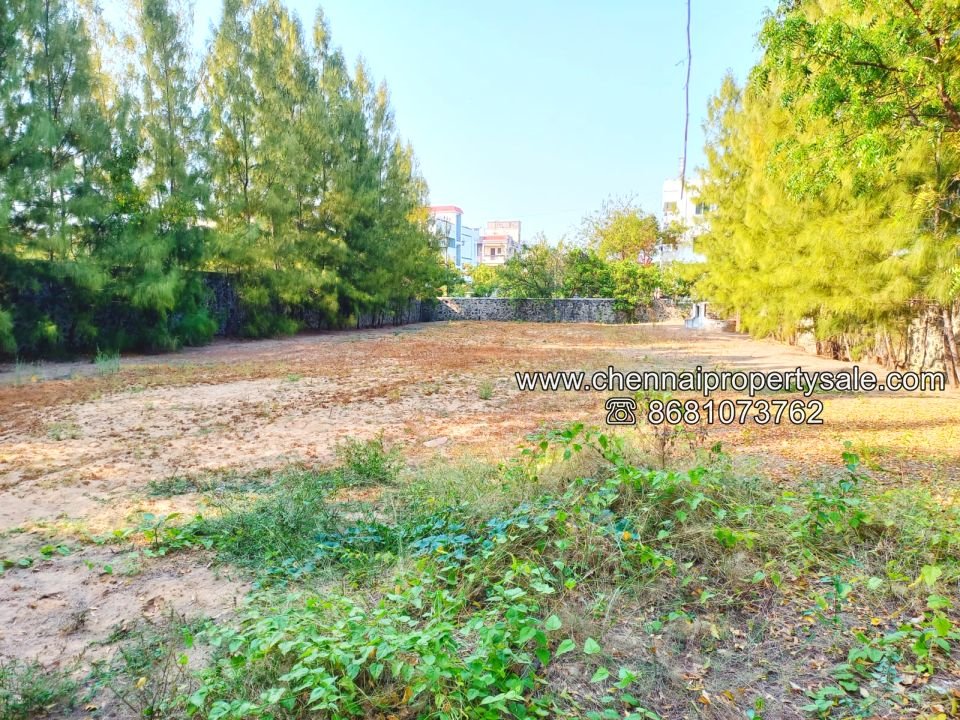 6 Ground Vacant Land Sale in Uthandi Beach Side