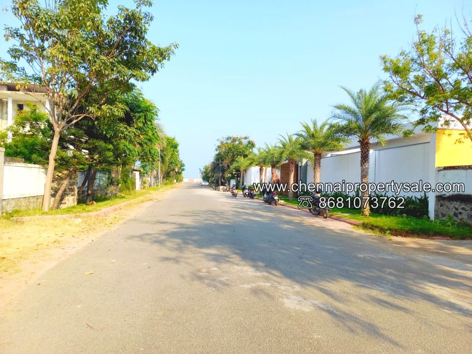 6 Ground Vacant Land Sale in Uthandi Beach Side
