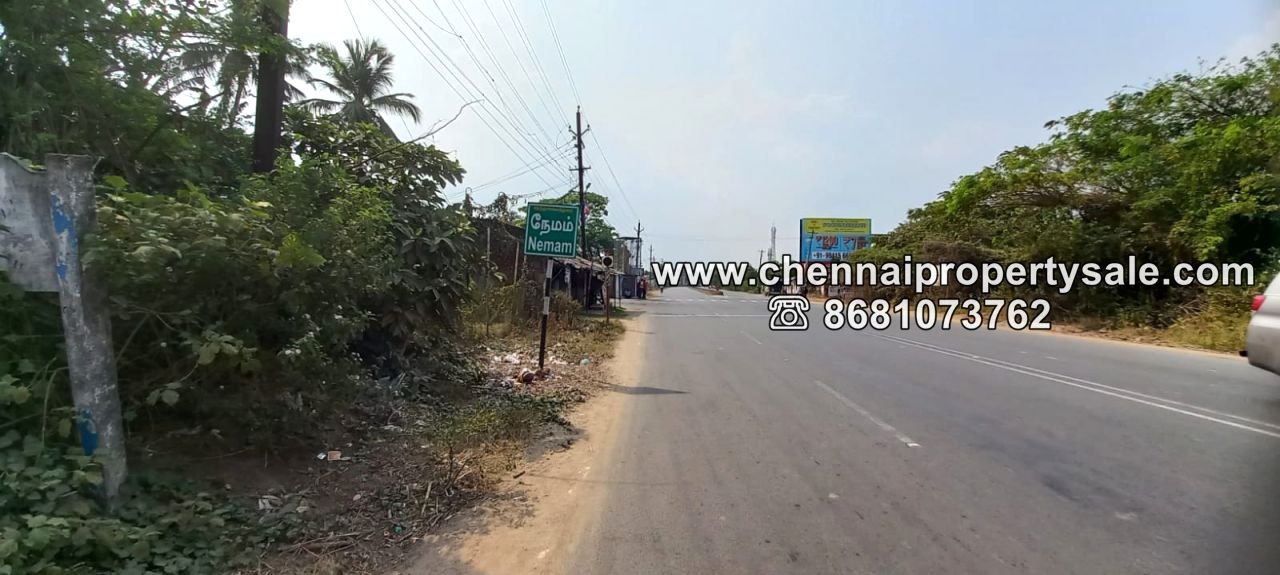 18 Acres Land Sale in Nemam Near Thirumazhisai