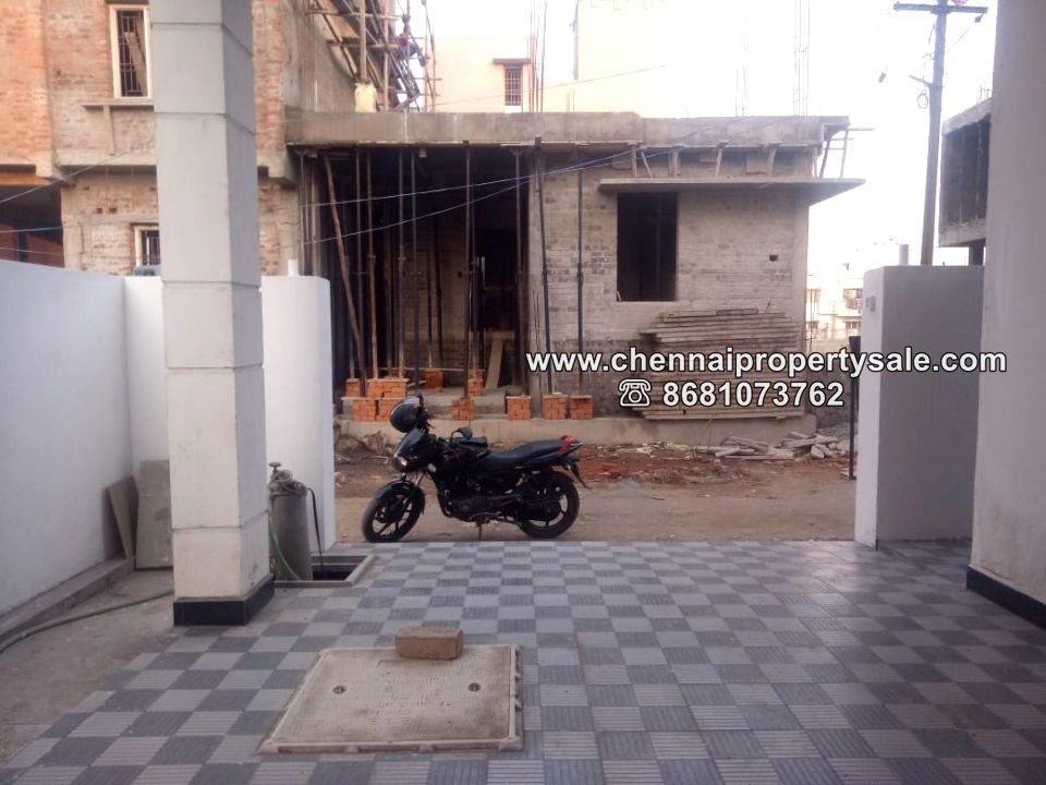2000 Sqft 3 BHK Individual Duplex House Sale in Gerugambakkam