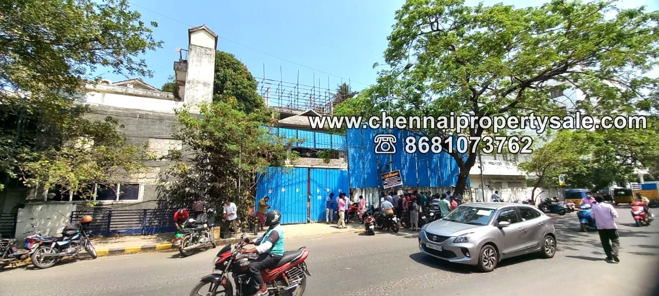 3 Ground Incomplete Residential Bungalow sale in T.nagar