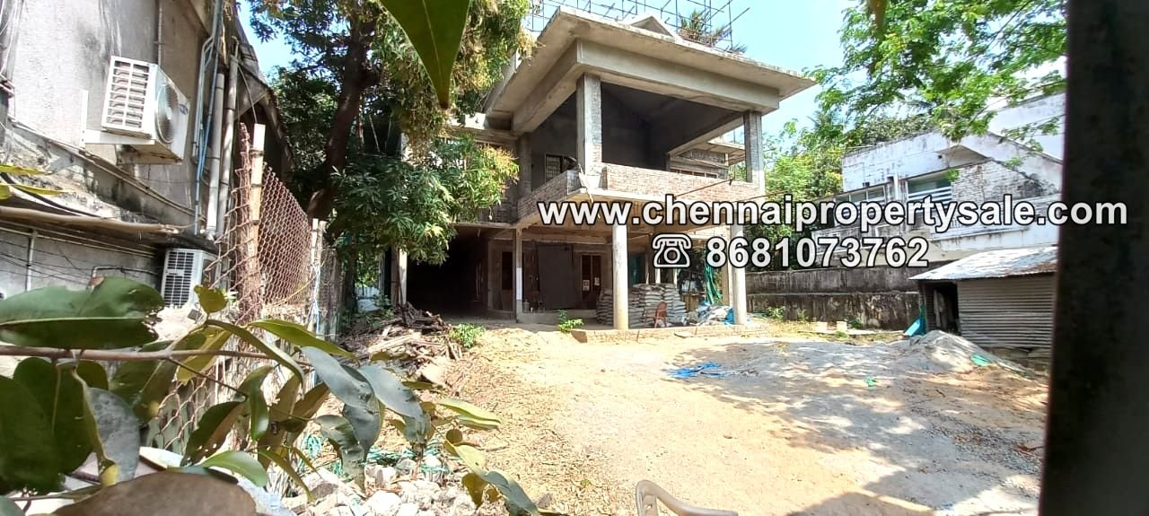 3 Ground Incomplete Residential Bungalow sale in T.nagar