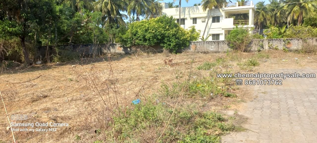 2400 Sqft Vacant Plots Sale in Muttukadu ECR