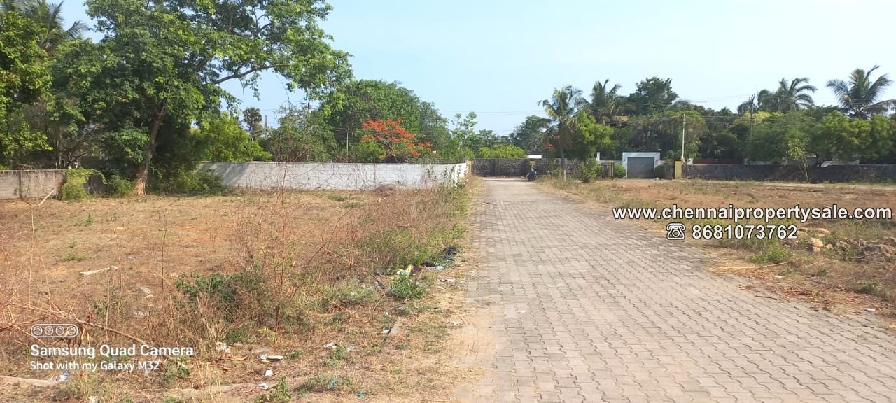 2400 Sqft Vacant Plots Sale in Muttukadu ECR