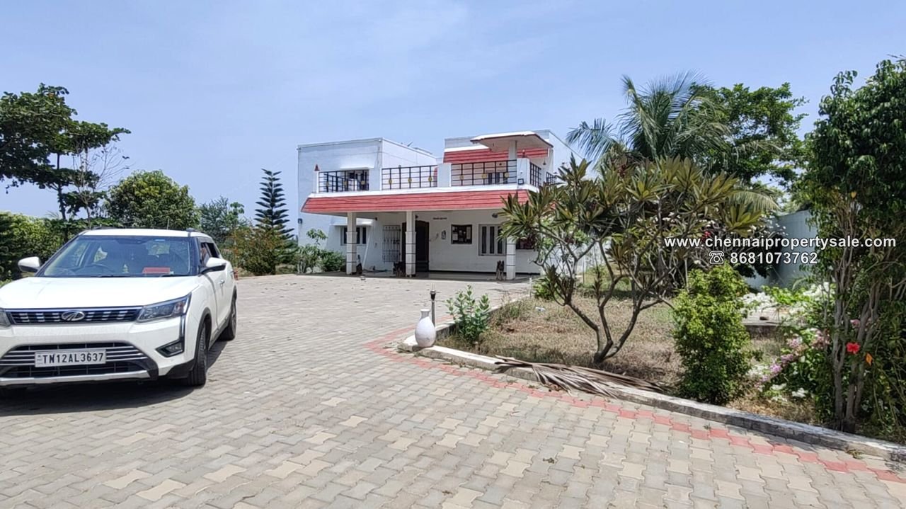 1.95 Acre Farm House sale in ECR Poonthandalam