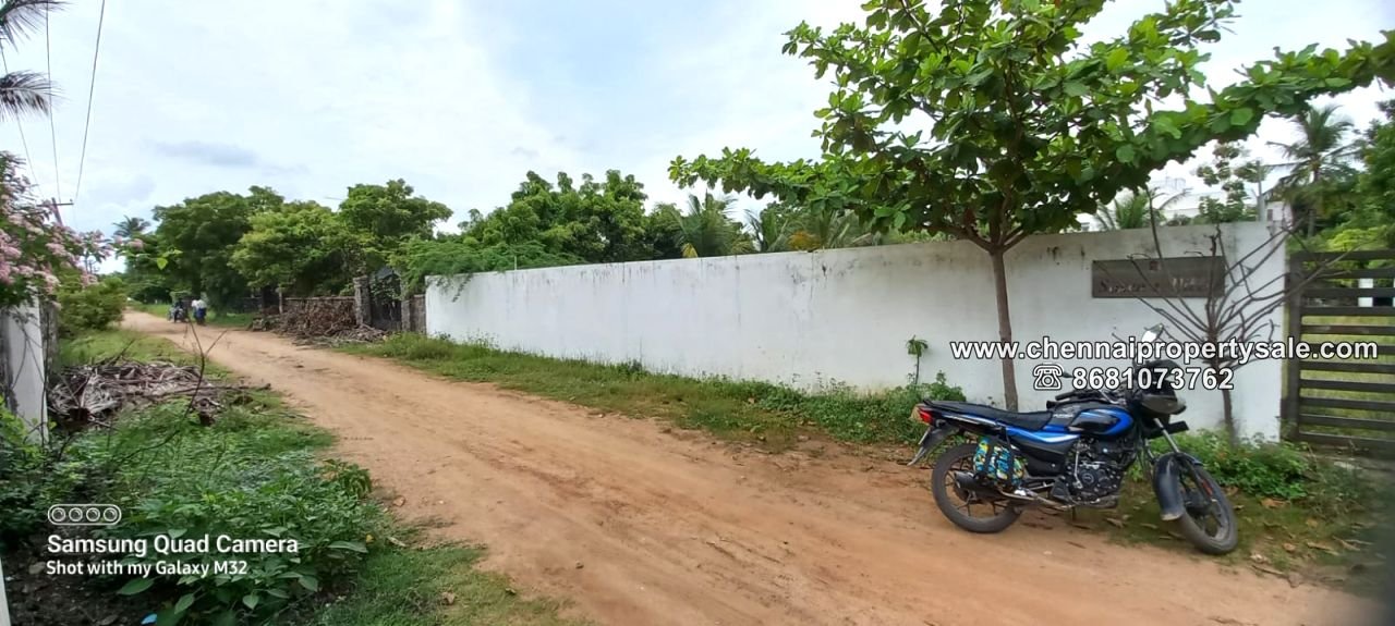 9600 Sqft Vacant Land Sale in Muttukadu ECR
