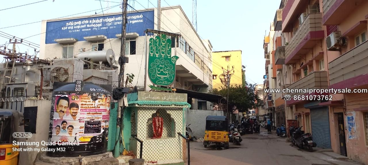 2005 Sqft Vacant Land Sale in Royapettah