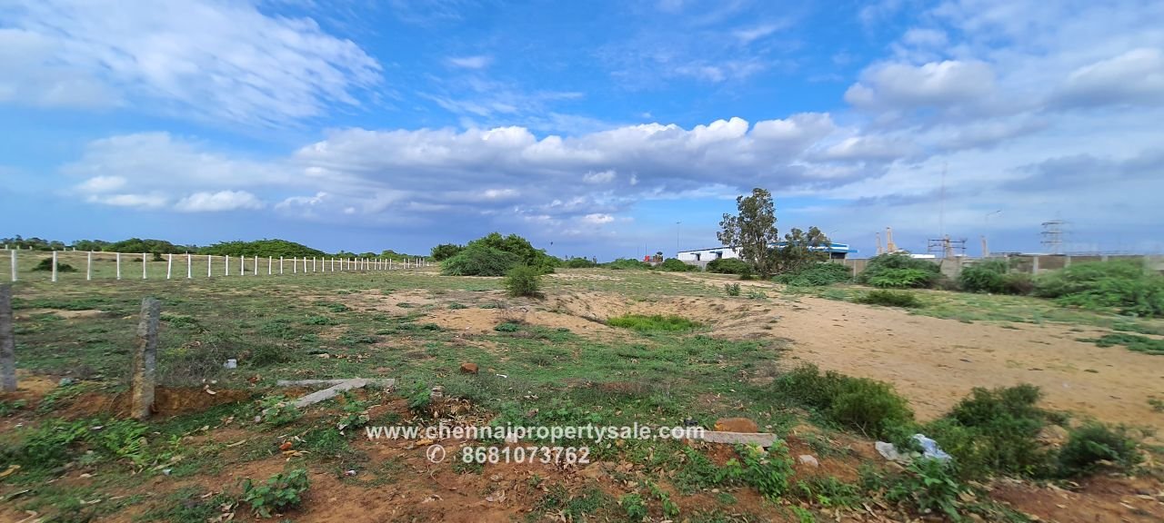 24 Acre Industrial land sale in ENNORE KATTUPALLI Adani port