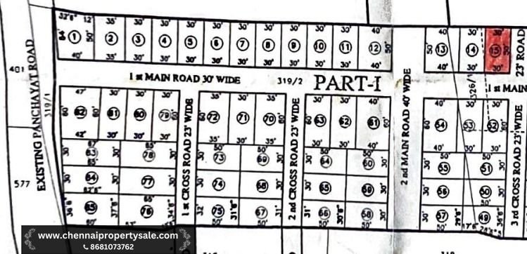 1500 Sqft Vacant Land Sale in Chengalpattu