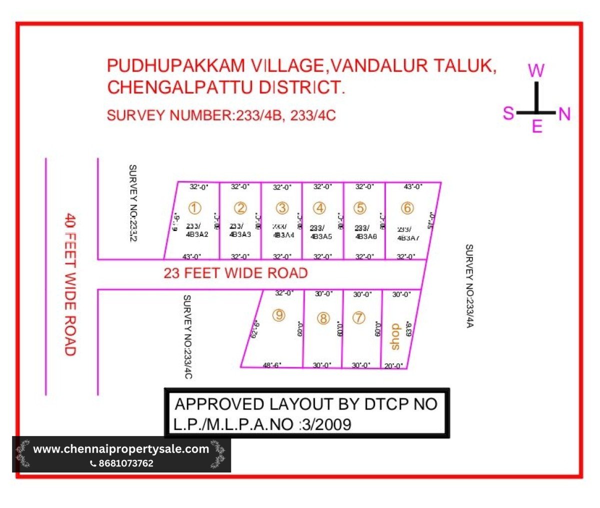 3 Plots Sale in Pudupakkam near kelambakkam OMR