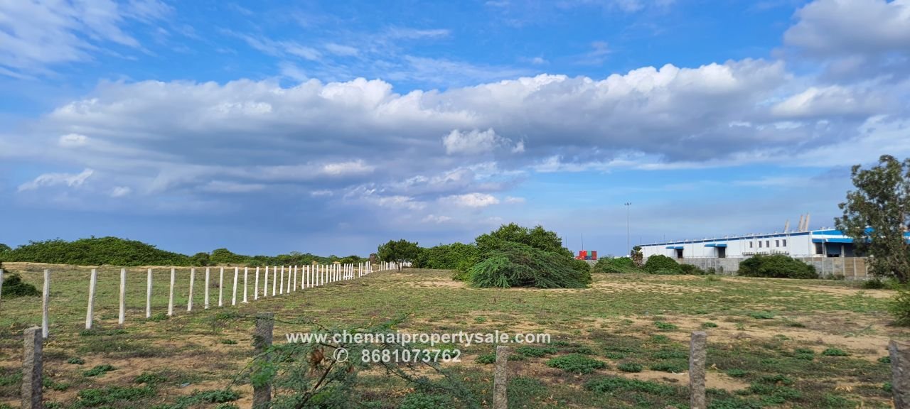 50 Acre Industrial land sale in ENNORE KATTUPALLI Adani port
