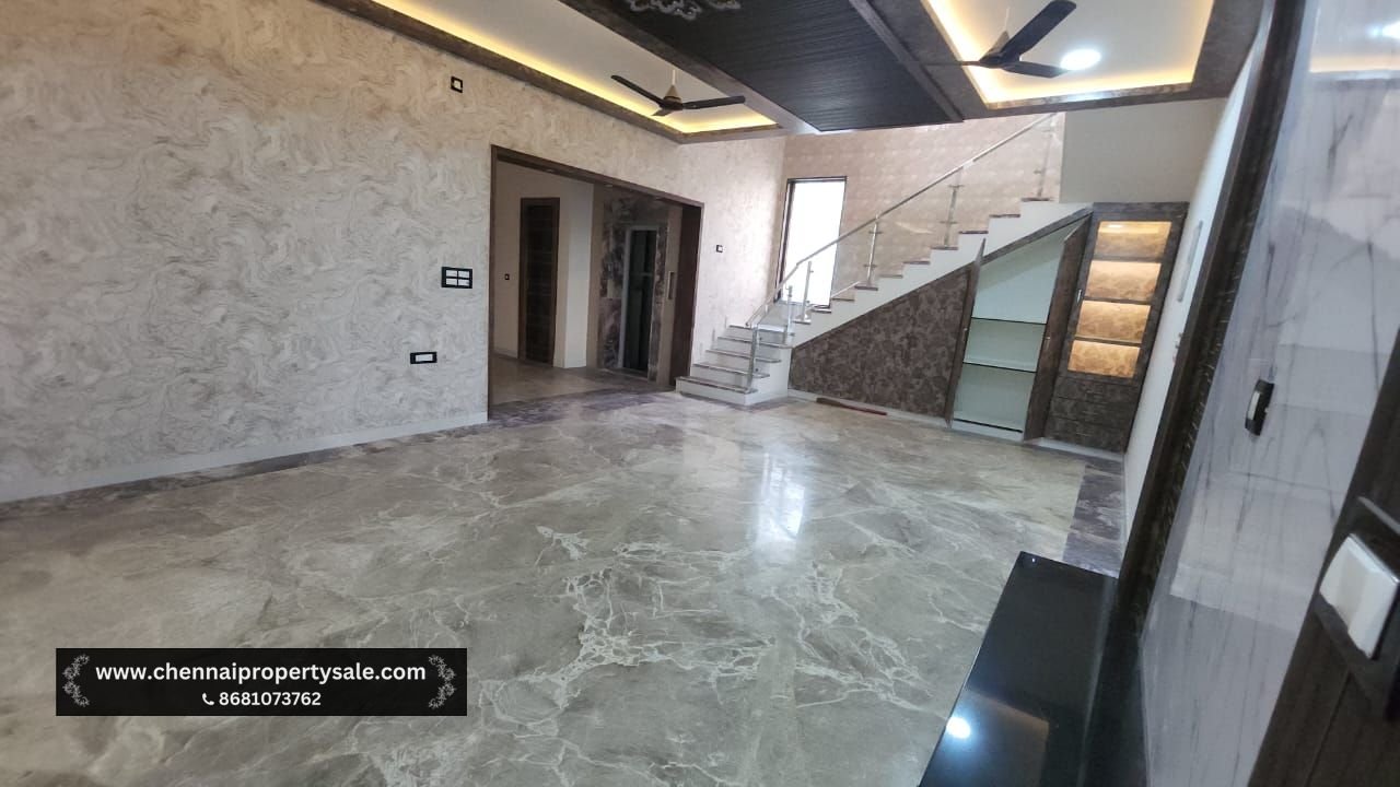 5500 Sqft Luxury Bungalow Sale in Valasaravakkam