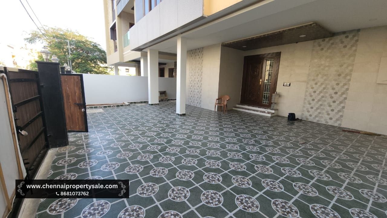 5500 Sqft Luxury Bungalow Sale in Valasaravakkam