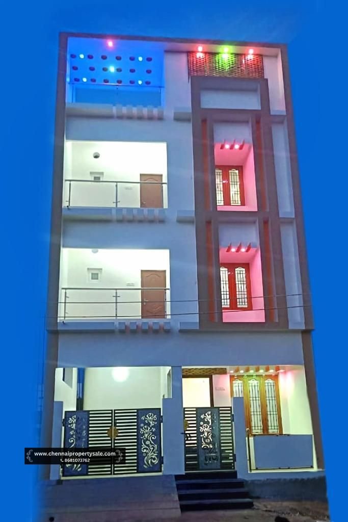 2550 Sqft 3 BHK Duplex House Sale in Gerugambakkam