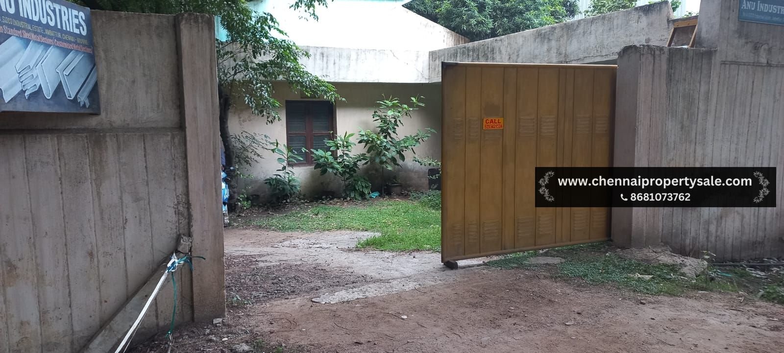 12160 Sqft Onroad Industrial Land with shed Sale in Ambattur