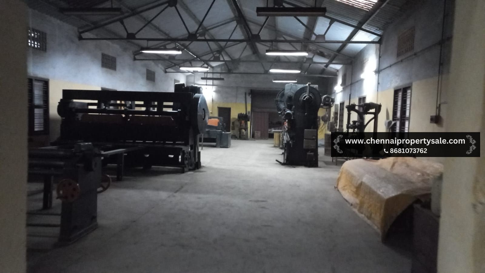 12160 Sqft Onroad Industrial Land with shed Sale in Ambattur