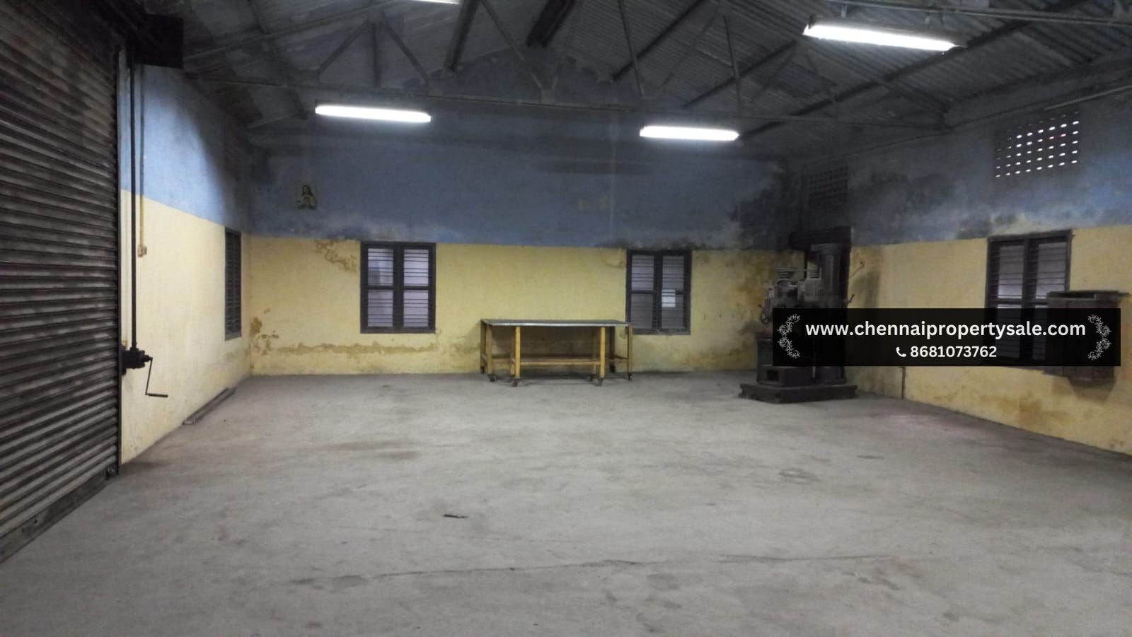 12160 Sqft Onroad Industrial Land with shed Sale in Ambattur