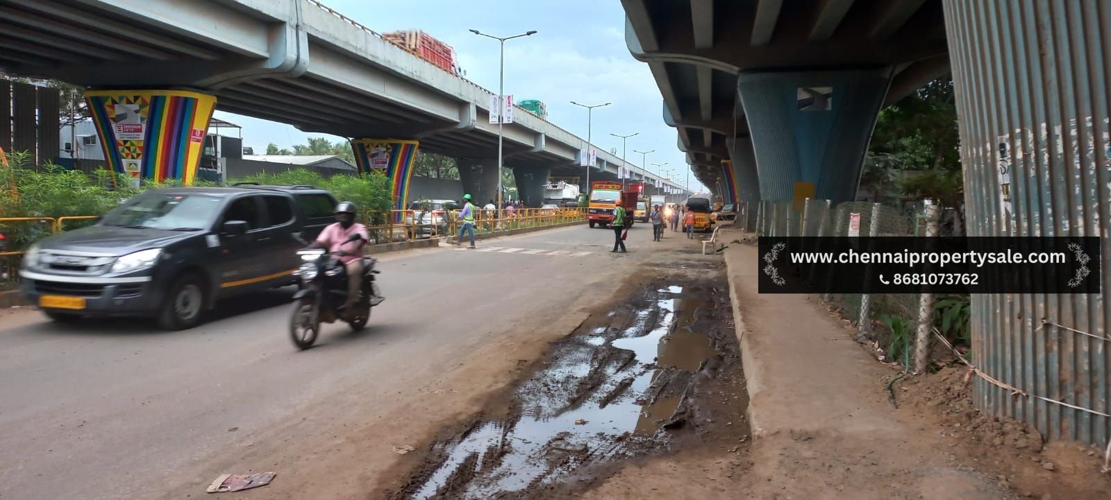 12160 Sqft Onroad Industrial Land with shed Sale in Ambattur