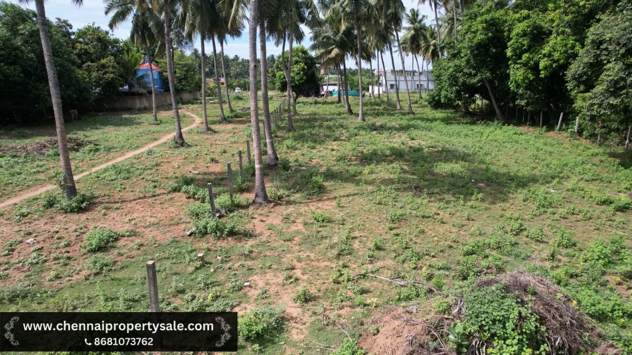 6.3 Ground Residential Plot sale in ECR Pudupattinam
