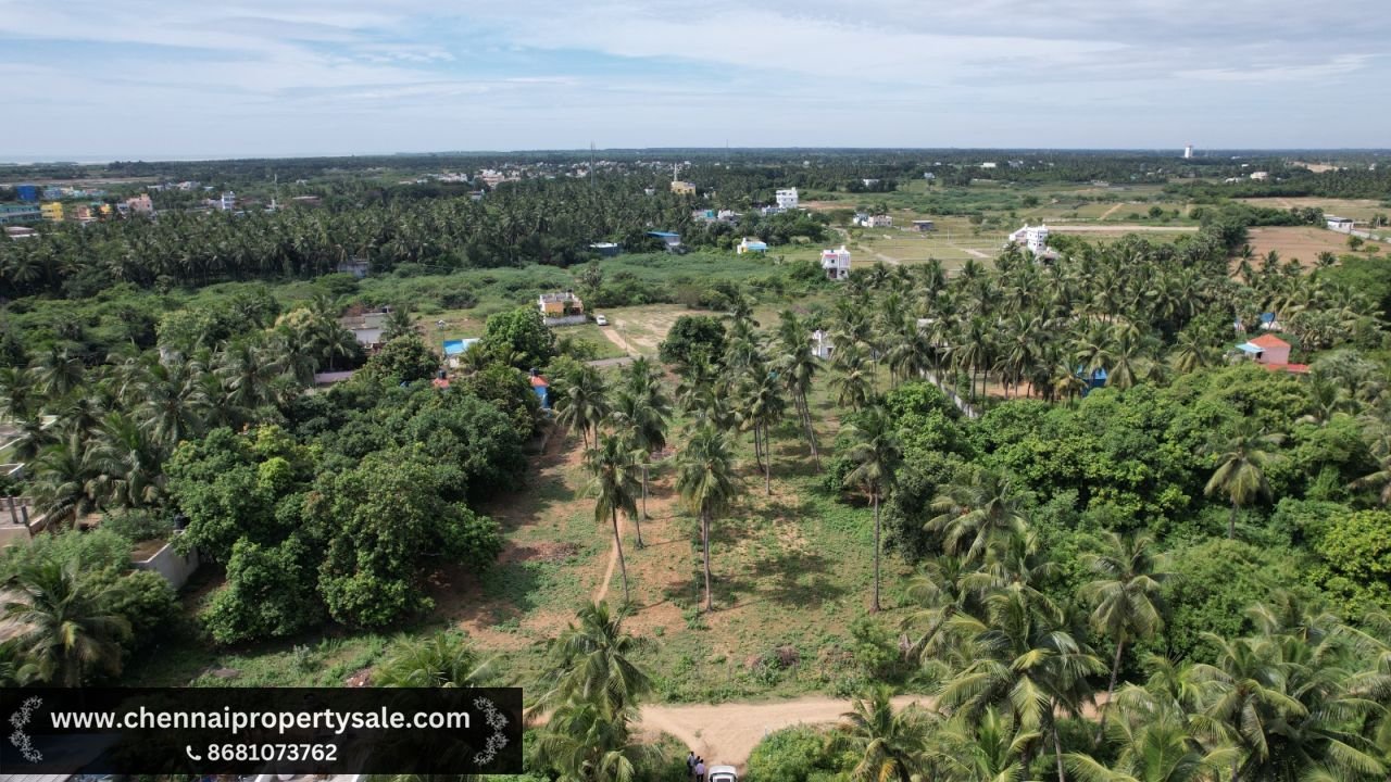 6.3 Ground Residential Plot sale in ECR Pudupattinam