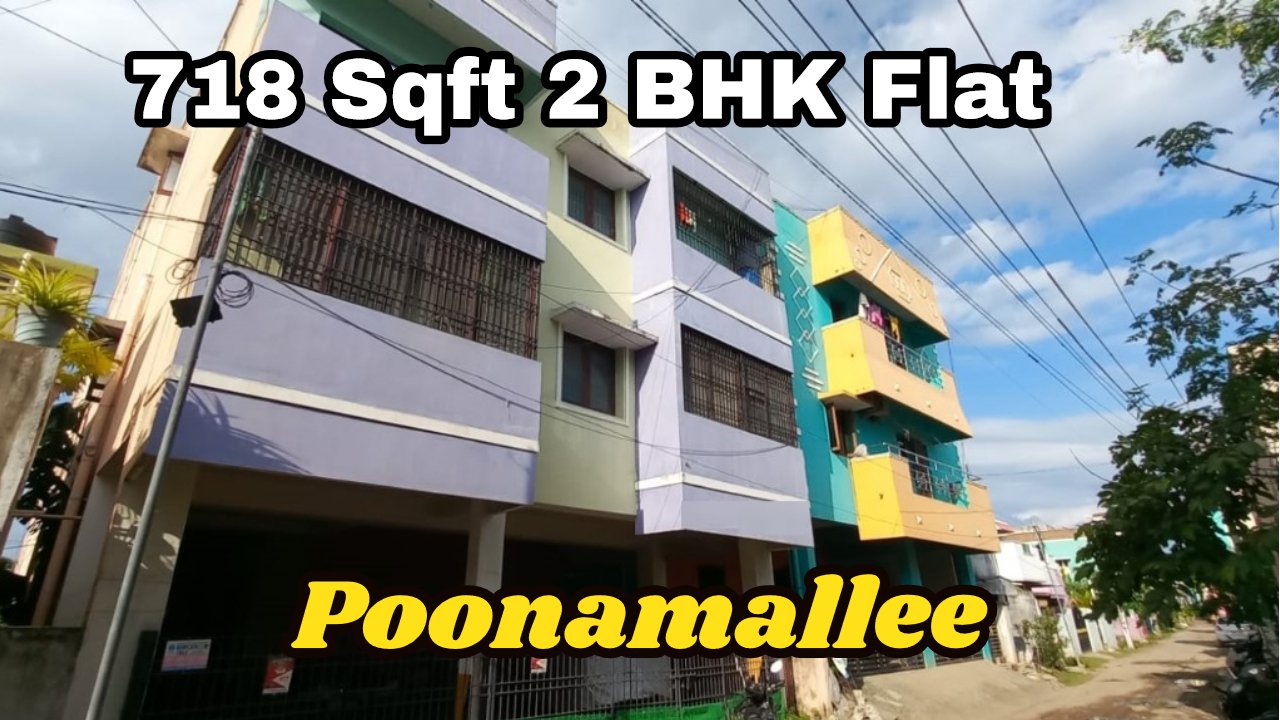 718 Sqft 2BHK Flat Sale in Poonamallee