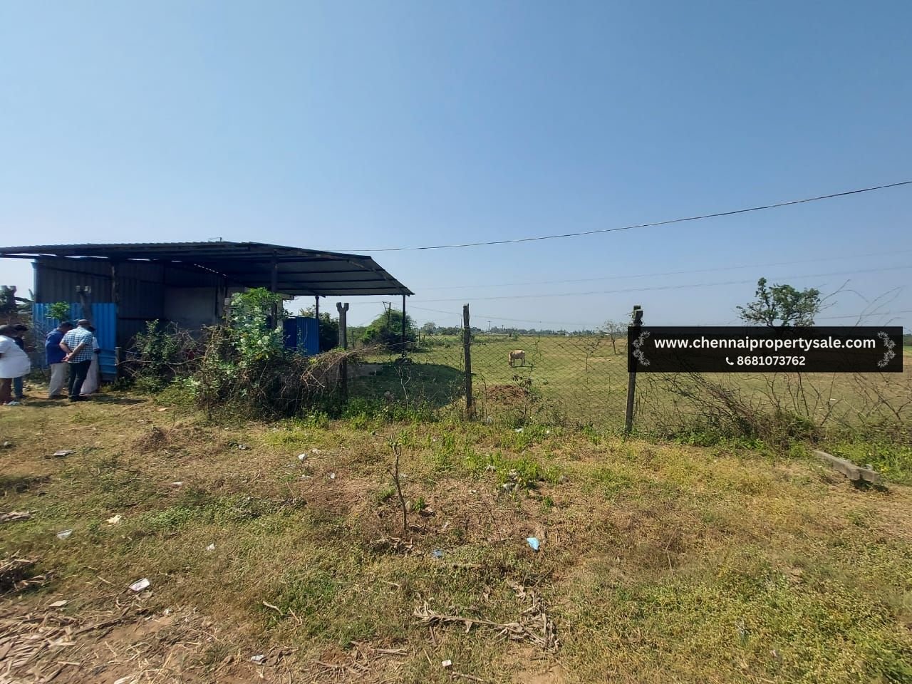 60 Acres Onroad Commercial Plot Sale in Pondavakkam near Arani