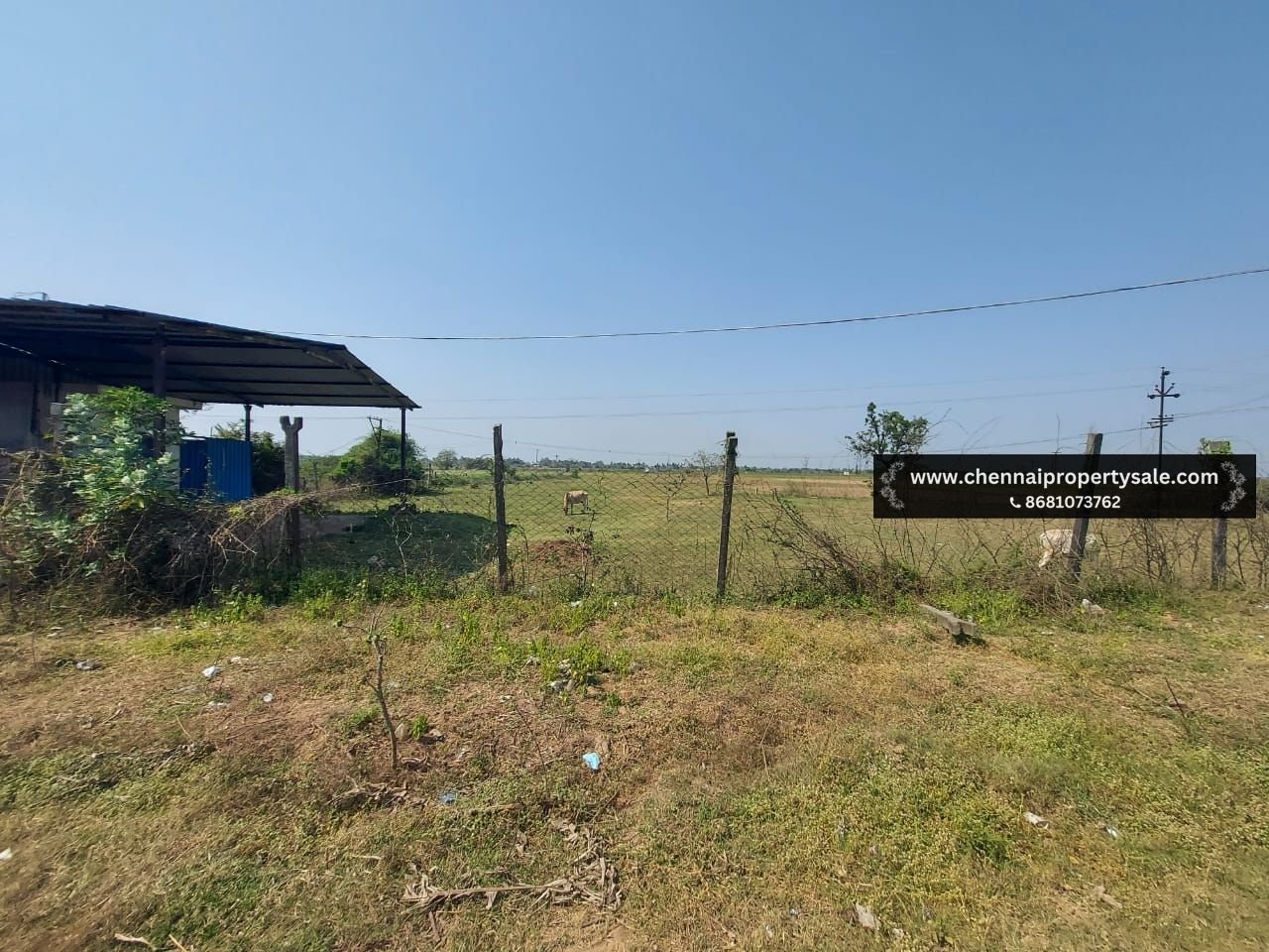 60 Acres Onroad Commercial Plot Sale in Pondavakkam near Arani