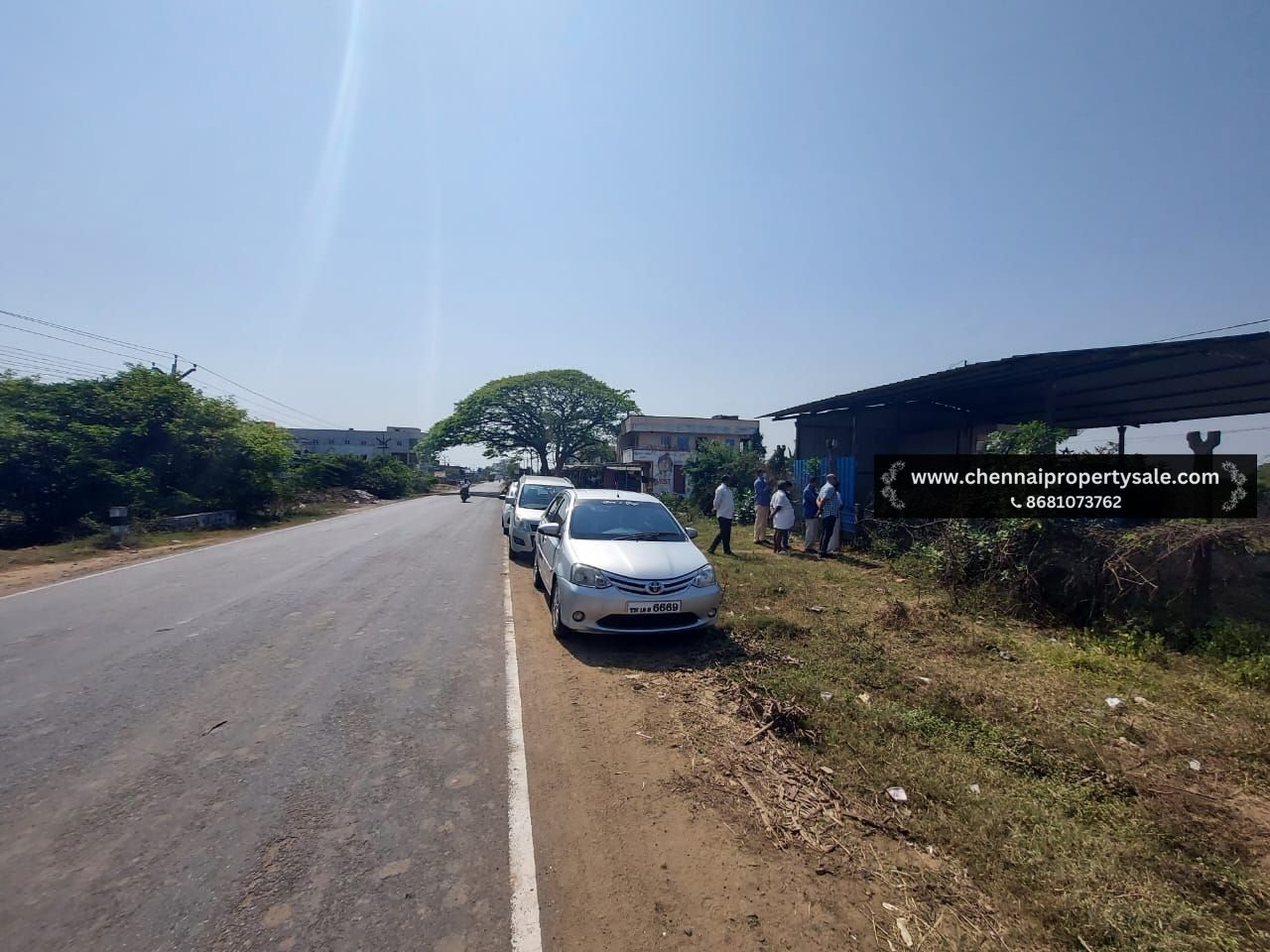 60 Acres Onroad Commercial Plot Sale in Pondavakkam near Arani