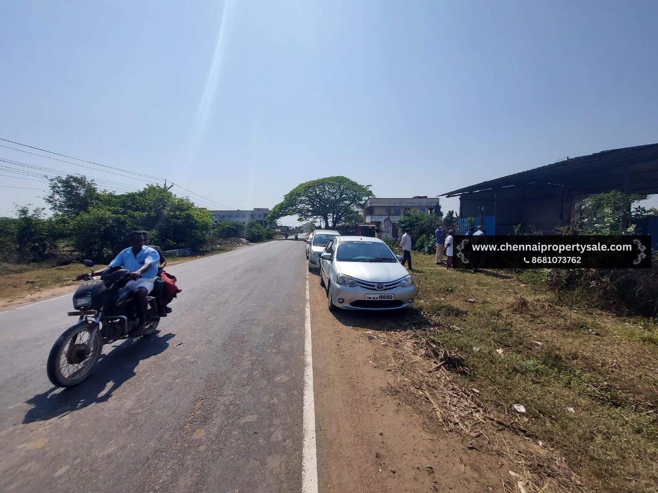 60 Acres Onroad Commercial Plot Sale in Pondavakkam near Arani