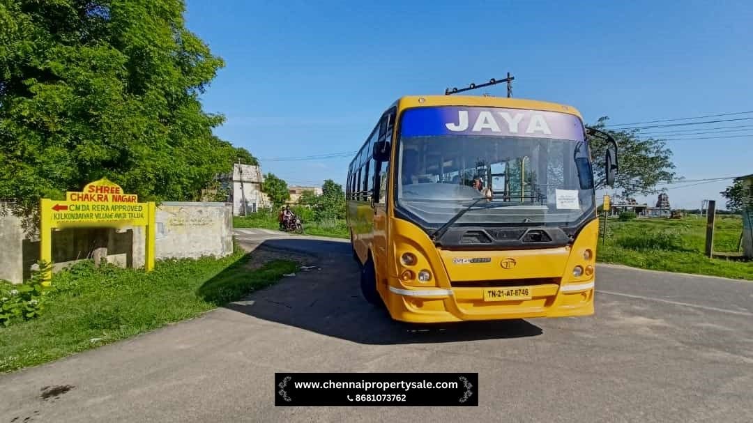 CMDA APPROVED EMI Plots Sale in Kilkondaiyur near Pattabiram