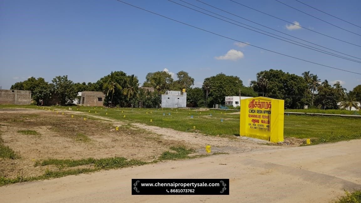 CMDA APPROVED EMI Plots Sale in Kilkondaiyur near Pattabiram