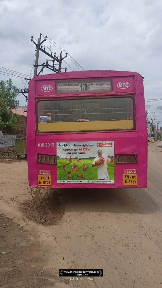 CMDA APPROVED EMI Plots Sale in Kilkondaiyur near Pattabiram