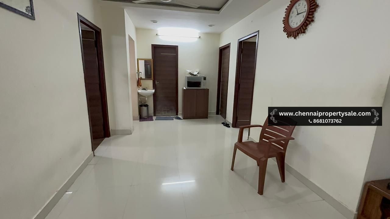1203 Sqft 3 BHK Flat Sale in Perambur