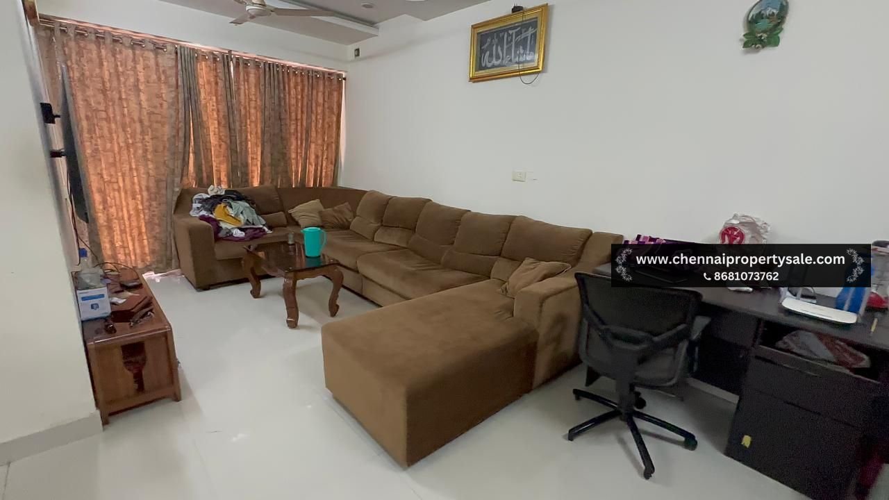 1203 Sqft 3 BHK Flat Sale in Perambur