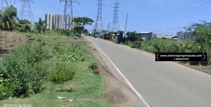 On Road CMDA Approved Plots Sale in OMR Navalur