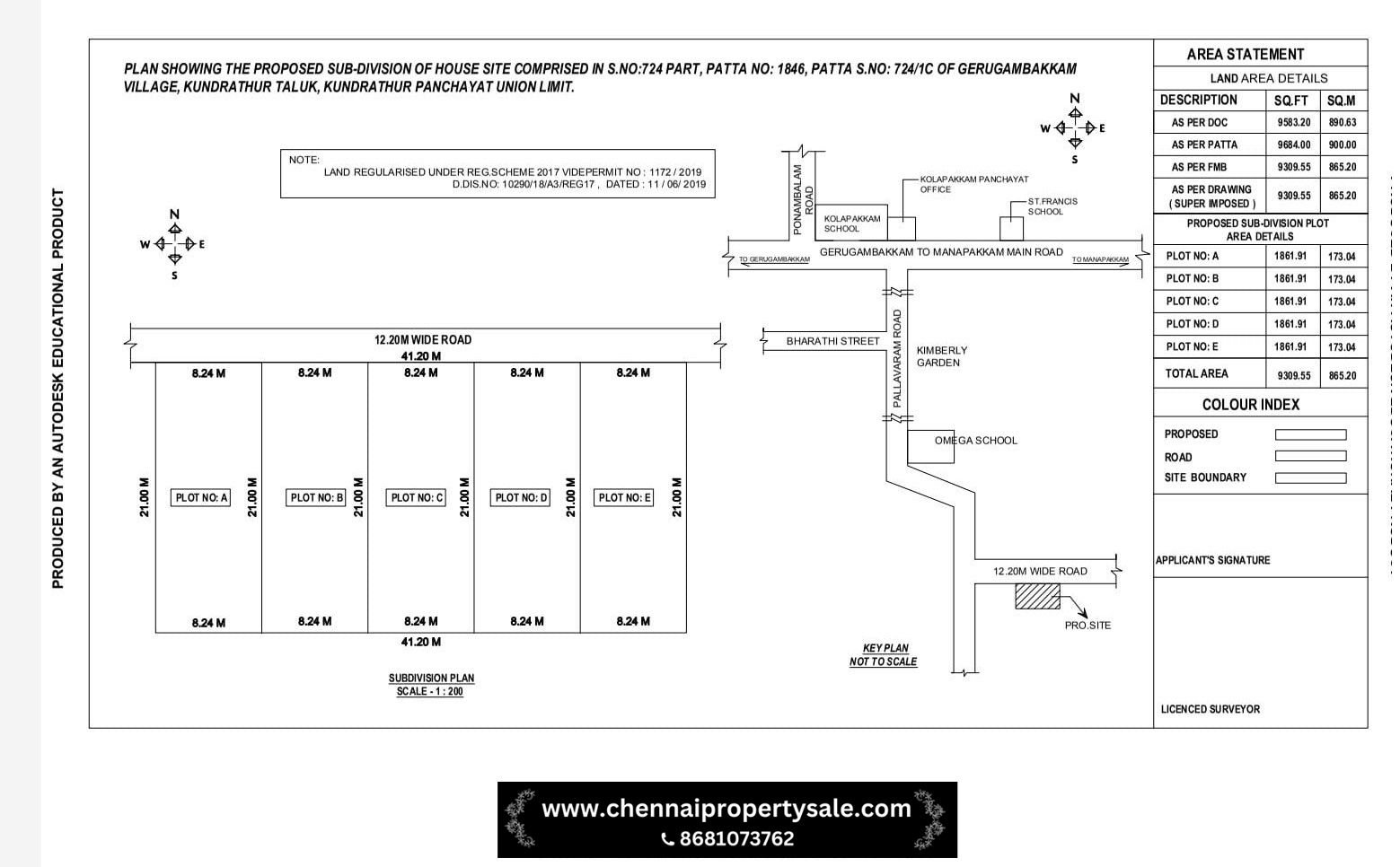 Plots For Sale in Gerugambakkam