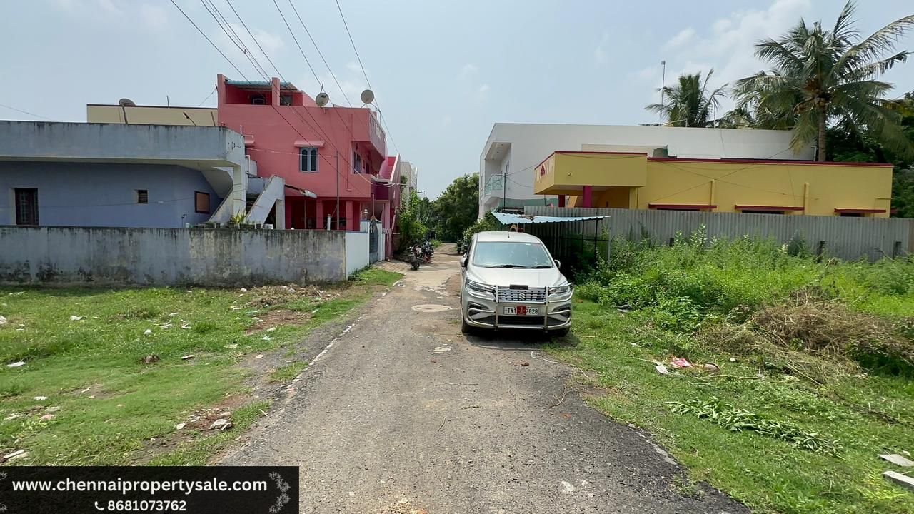 1239 Sqft Residential Plot Sale in Avadi Near Pattabiram