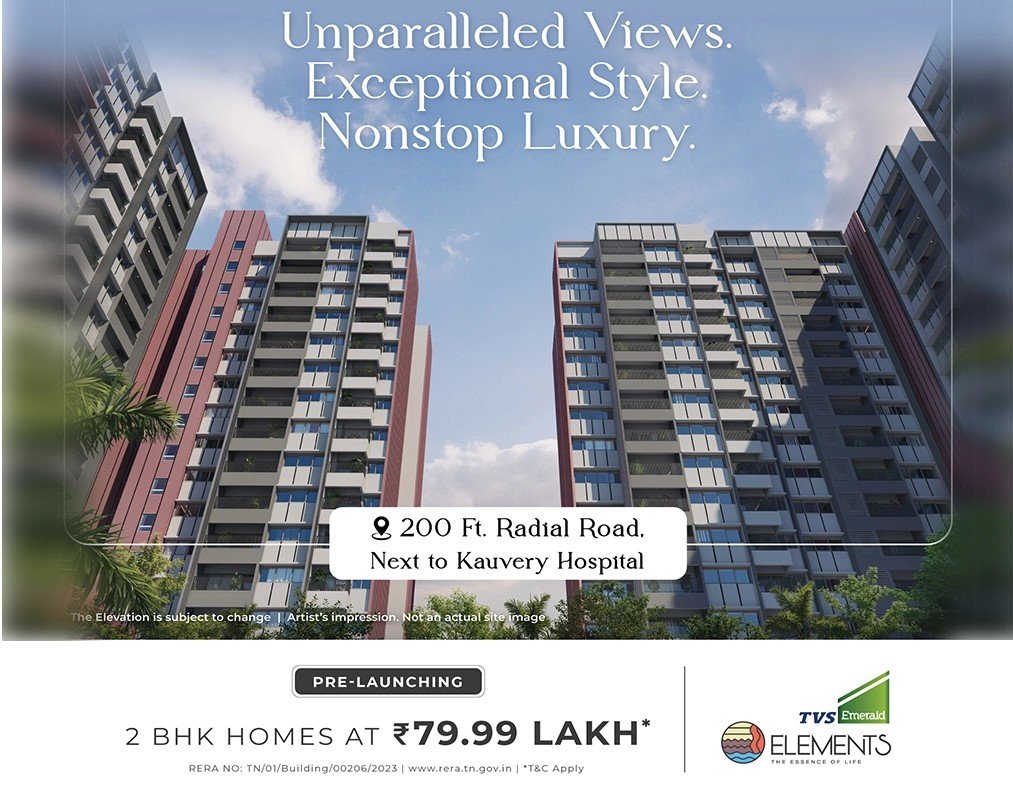 Luxurious Apartment Sale at Kovilambakkam, TVS Emerald Elements 17 Luxurious Apartment Sale at Kovilambakkam, TVS Emerald Elements