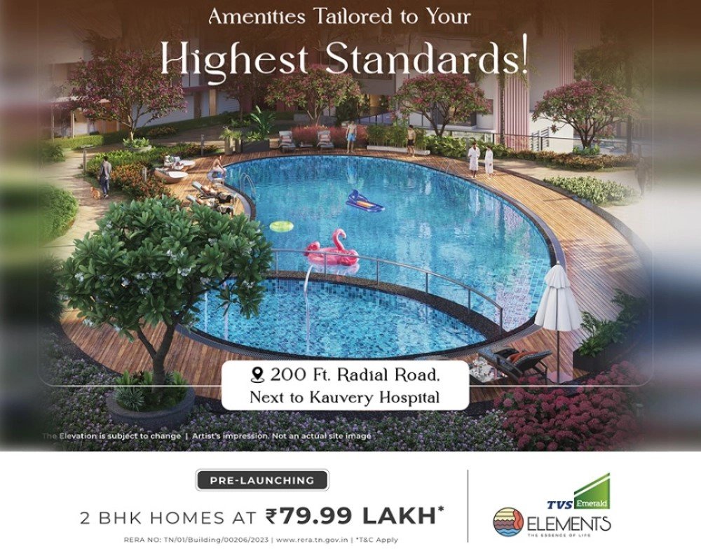 Luxurious Apartment Sale at Kovilambakkam, TVS Emerald Elements 16 Luxurious Apartment Sale at Kovilambakkam, TVS Emerald Elements