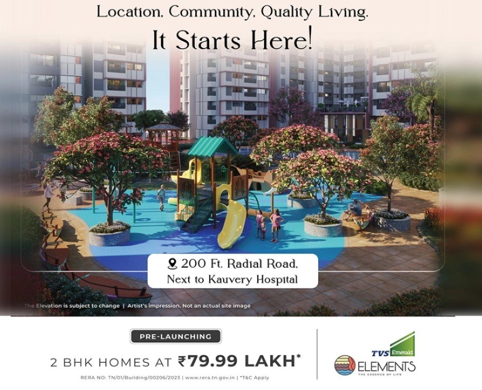 Luxurious Apartment Sale at Kovilambakkam, TVS Emerald Elements 18 Luxurious Apartment Sale at Kovilambakkam, TVS Emerald Elements